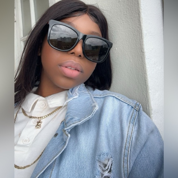 💯 - New Authentic Gucci GG0057SK 002 56 GG0057SK Unisex Sunglasses - Picture 6 of 15